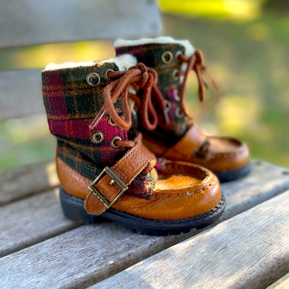 Polo by Ralph Lauren • Vintage Ranger Ultra High Shearling II toddler boot